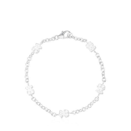 Pulseira de corrente prateada Sweet Dolls