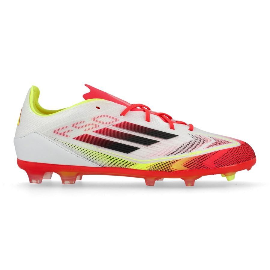 adidas F50 Elite FG Pure Victory - Blanc/Noir/Jaune Enfant