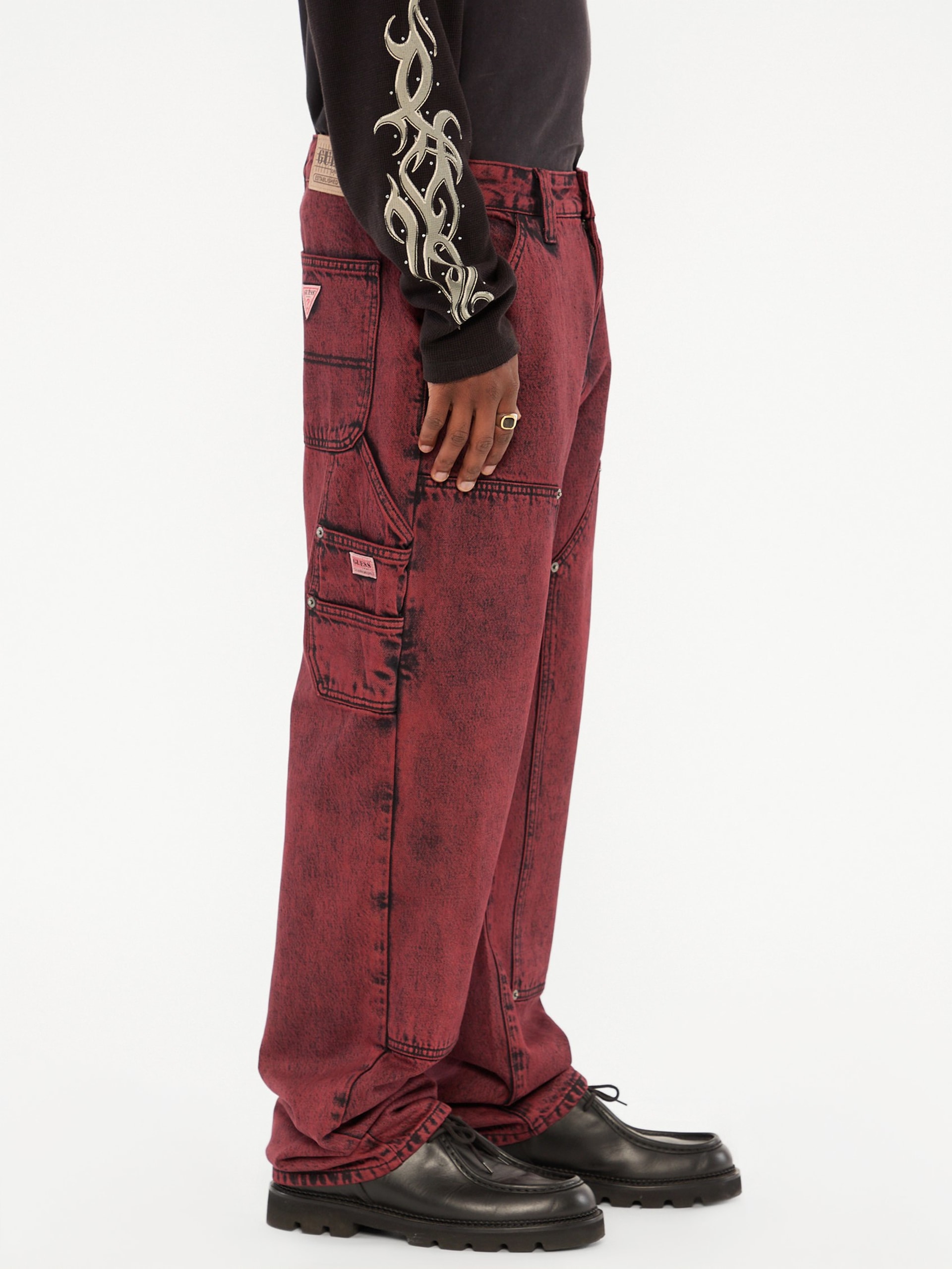 Calça jeans GUESS Originals Panel Carpenter