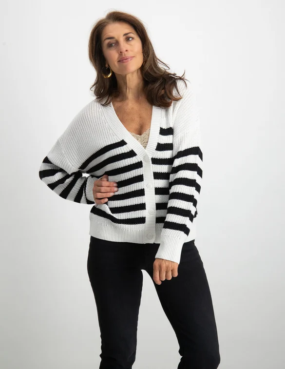 FREE|QUENT Vest Iben gestreept 202668