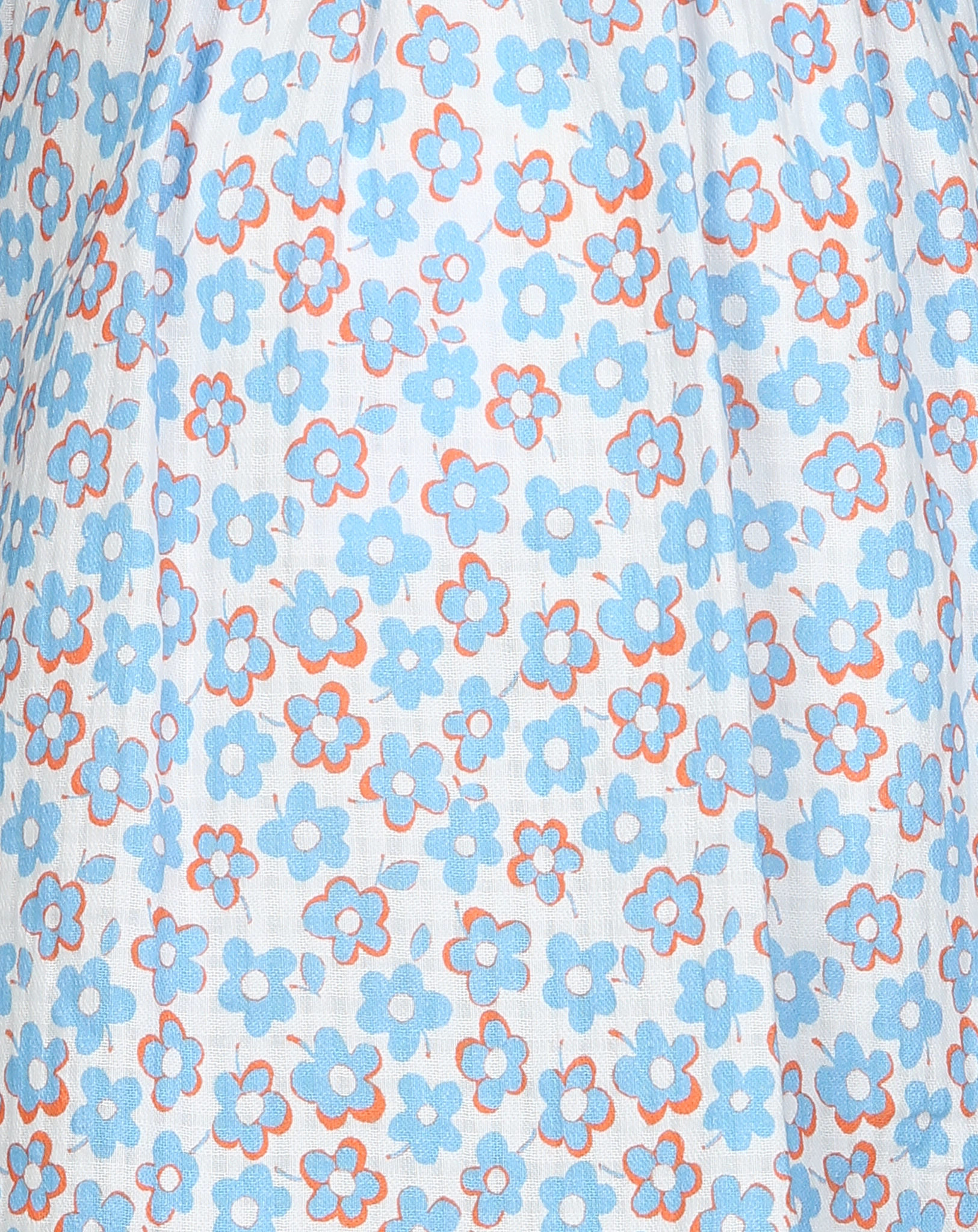 Rock FLOWERS AOP in blue fog
