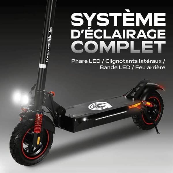 Elektrisk Scooter Urbanglide ECROSS PRO LITE 2 Svart 25 km/h