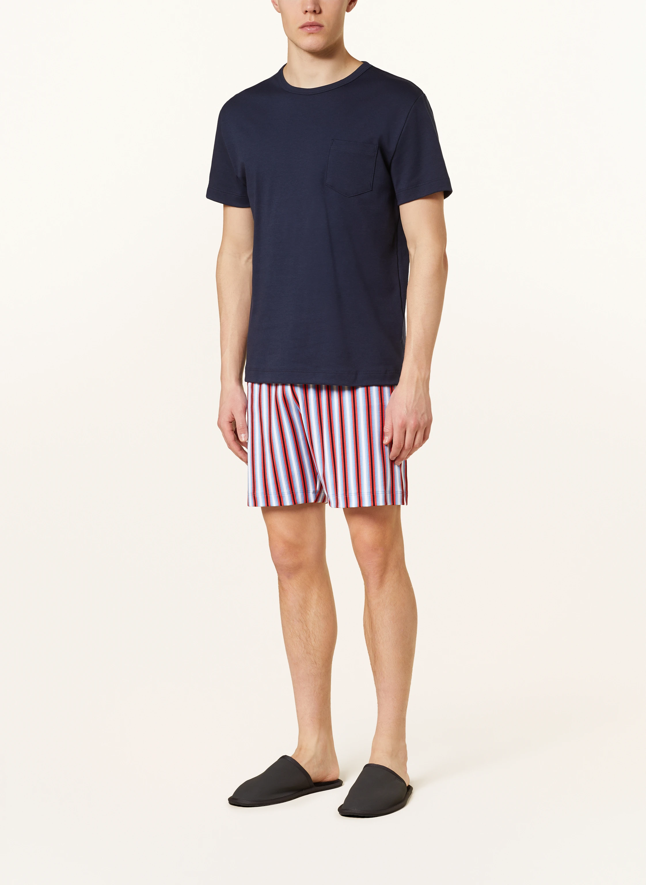 mey Shorty-Schlafanzug Serie GRADIENT STRIPES