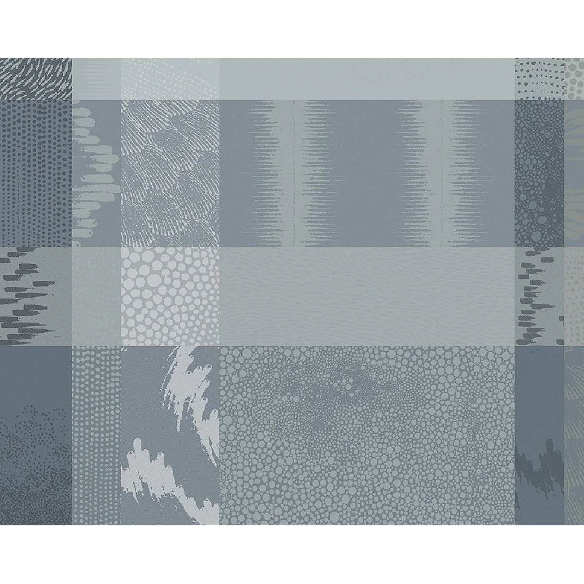 Set pur coton gris 40X50 Garnier Thiebaut