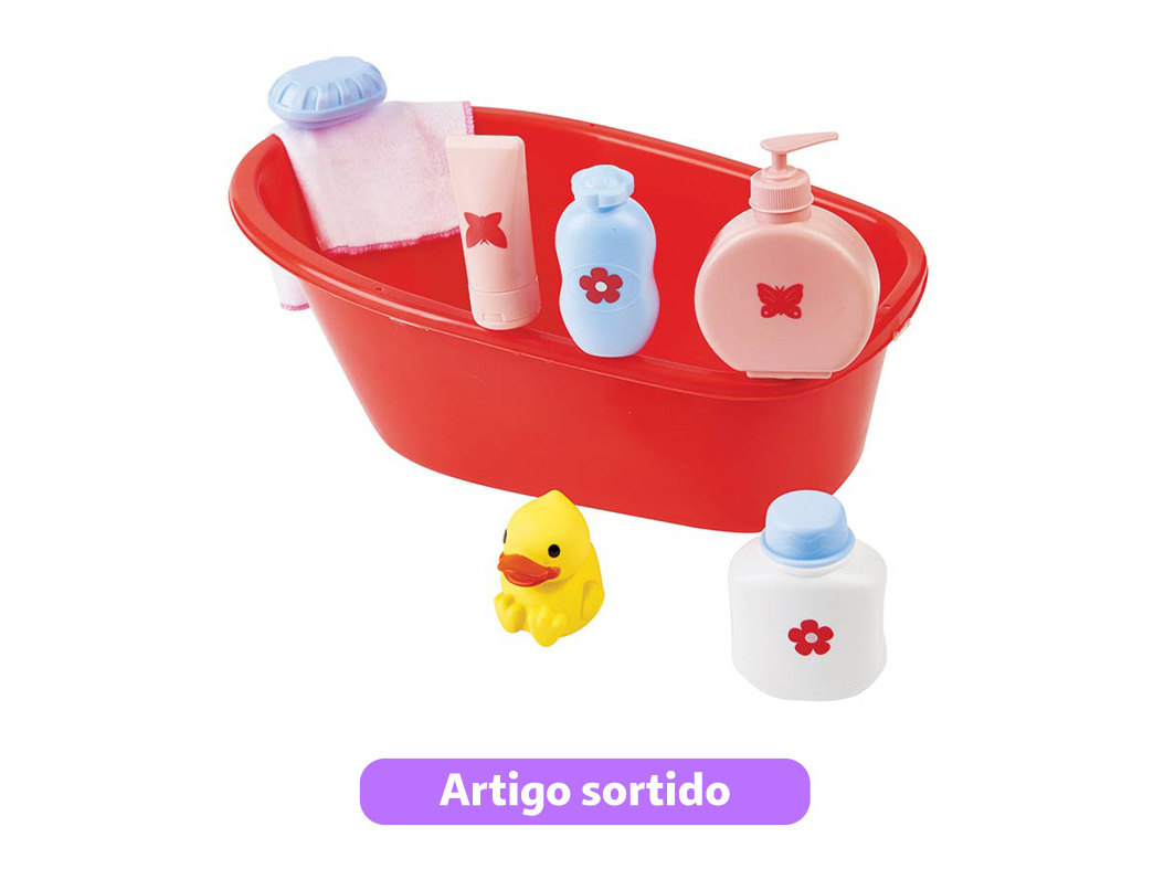 BANHEIRA ONE TWO FUN 22.86X13.97X36.20CM MODELOS SORTIDOS