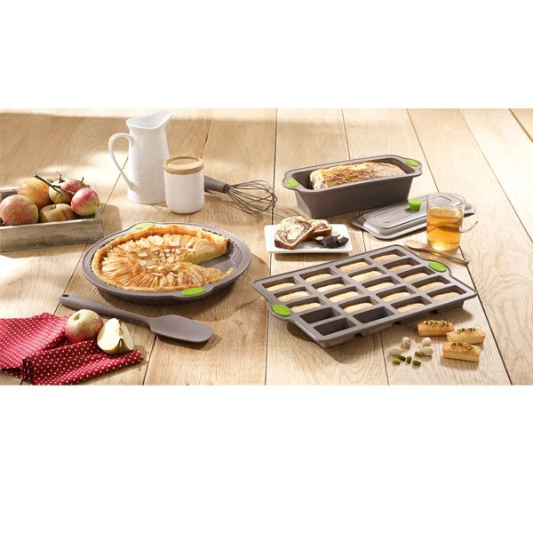 Rigiflex Plaque 20 mini financiers en silicone structure acier Mathon