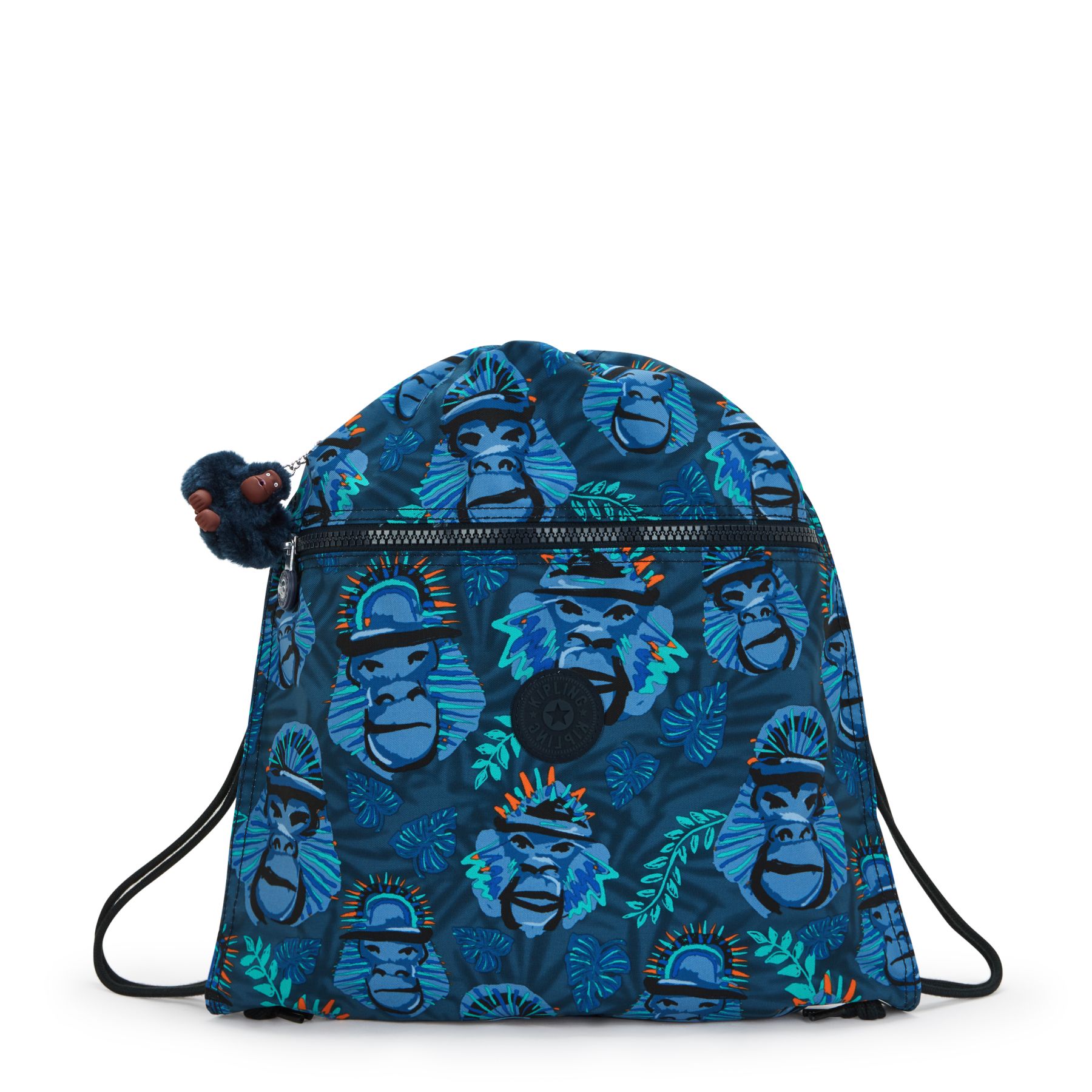 SUPERTABOO Sac moyen avec cordon de serrage - Blue Monkey Fun