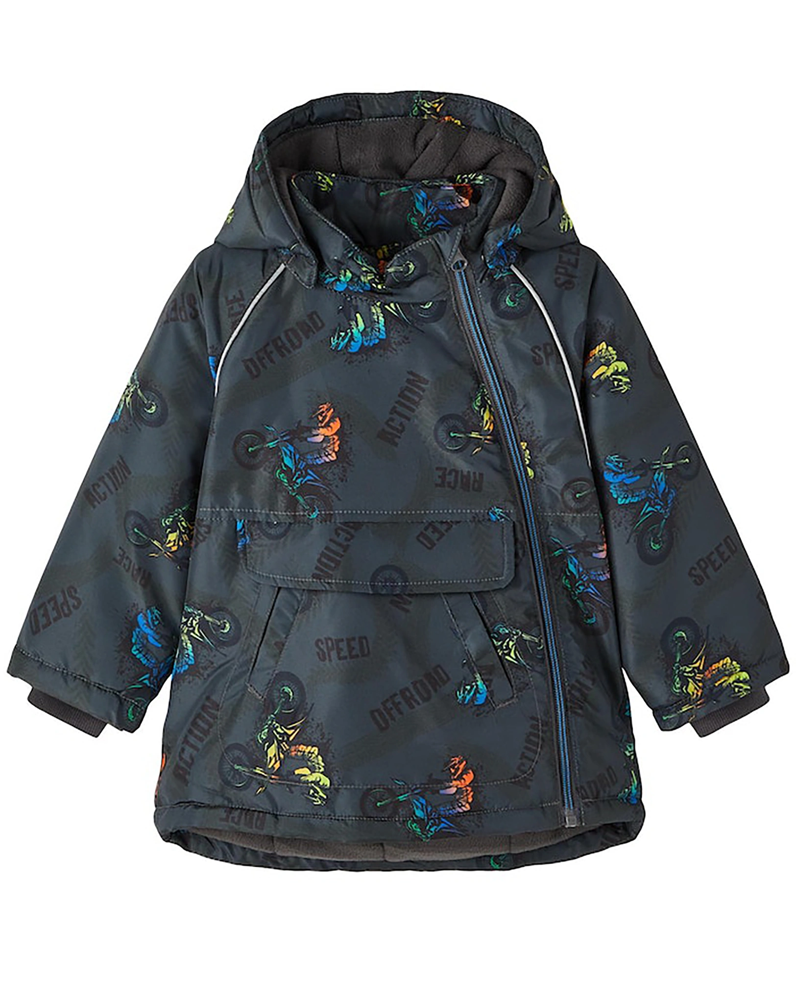 Jacke NMMMICCO AOP in asphalt