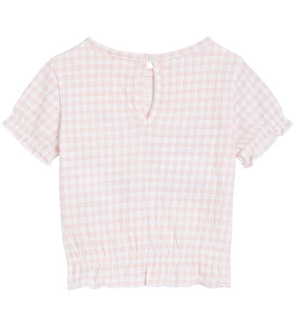 Tommy Hilfiger S?t - T-shirt/Bloomers - Ruffle Gingham - White/P