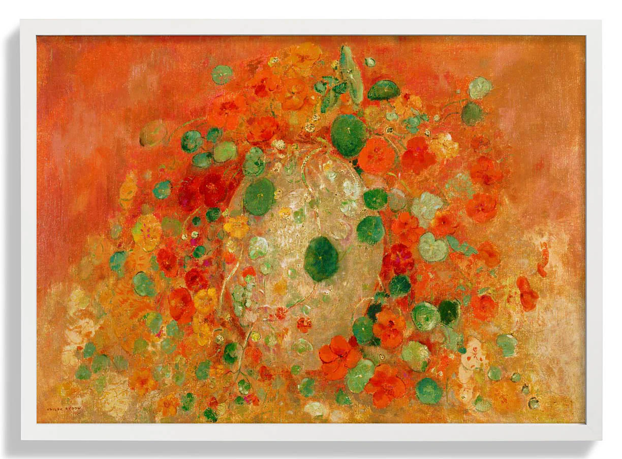 Kapuzinerkresse Gemälde von Odilon Redon