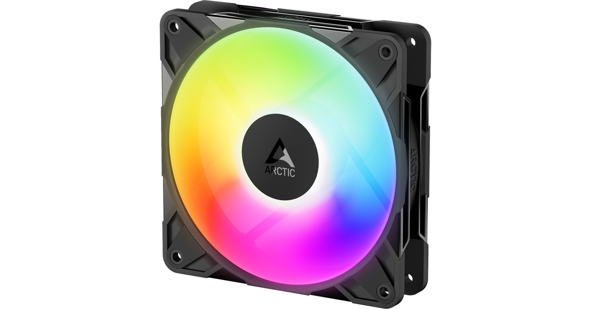 ARCTICP12 Pro Reverse A-RGB case fan  (Zwart, 120 x 120 x 27 mm, PWM)