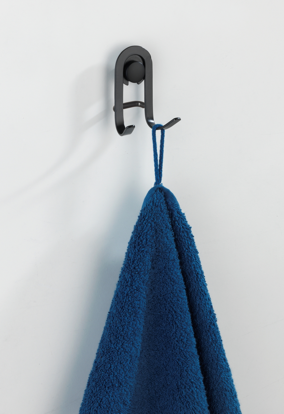 Wenko Classic Plus wandhaak 2 stuks zwart