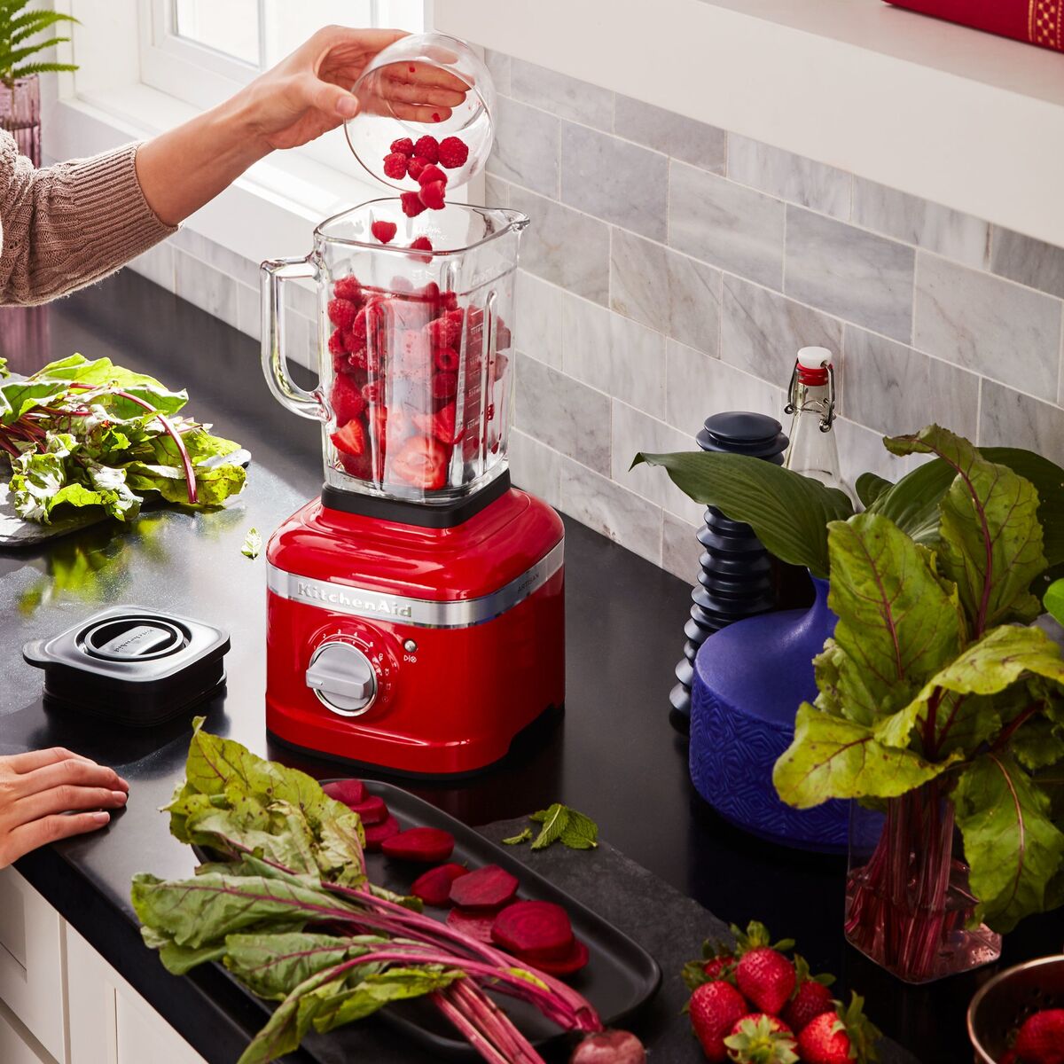 Artisan K400 Blender, Eplerød