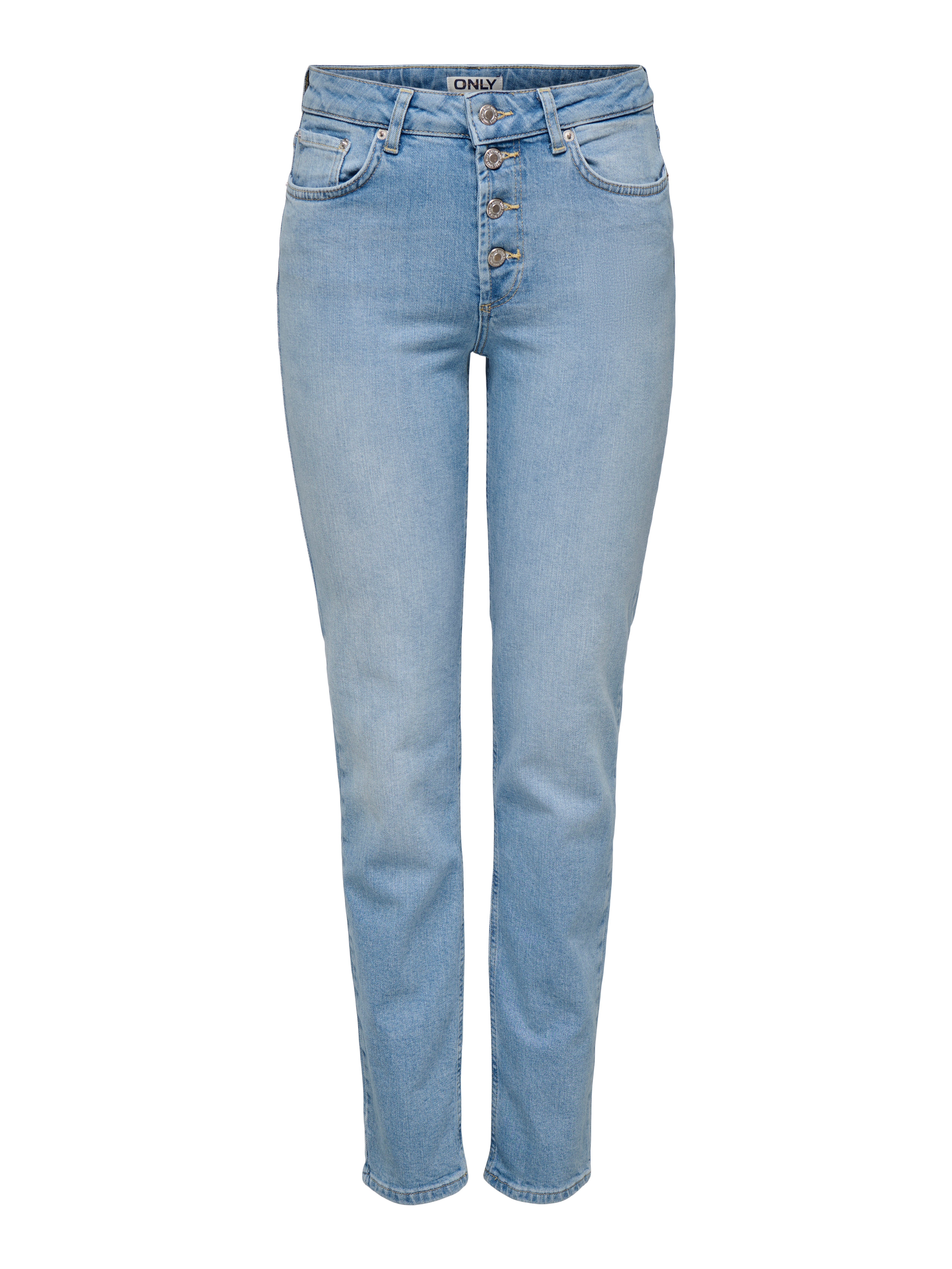 ONLLILOU Hohe Taille Slim Fit Jeans Light Blue Denim