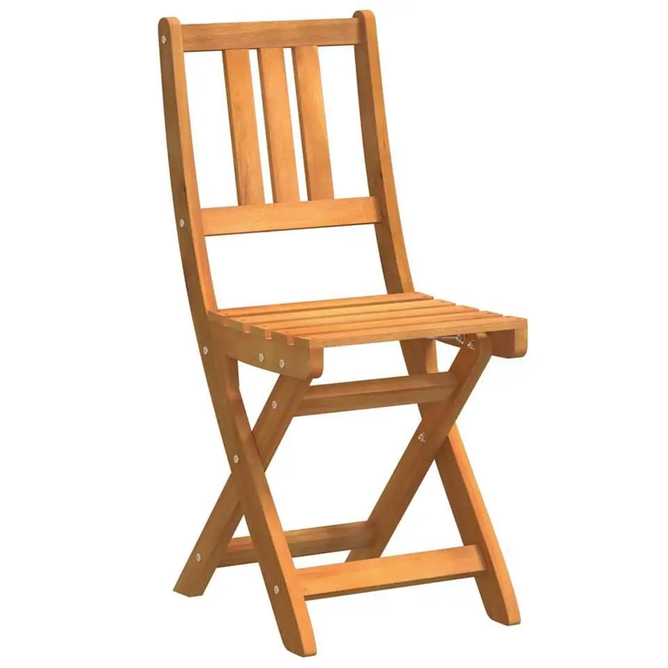 vidaXL - Tuinstoel - Bruin - Massief acaciahout - 36 x 46 x 86cm