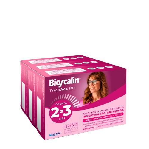 Bioscalin TricoAge 50  Ativador Capilar 2 meses   OFERTA 1 mês