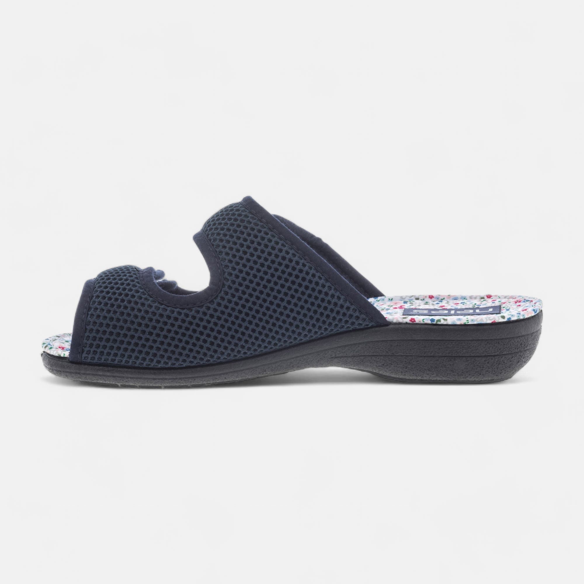 Pantoufles mules Femme bleu marine
