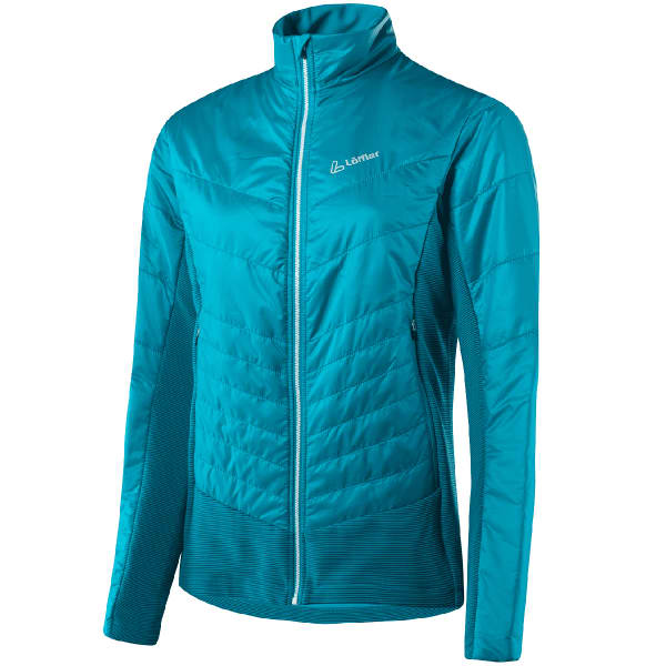 Veste ski de fond LÖFFLER W HYBRID JACKET PL60 TOPAZ BLUE