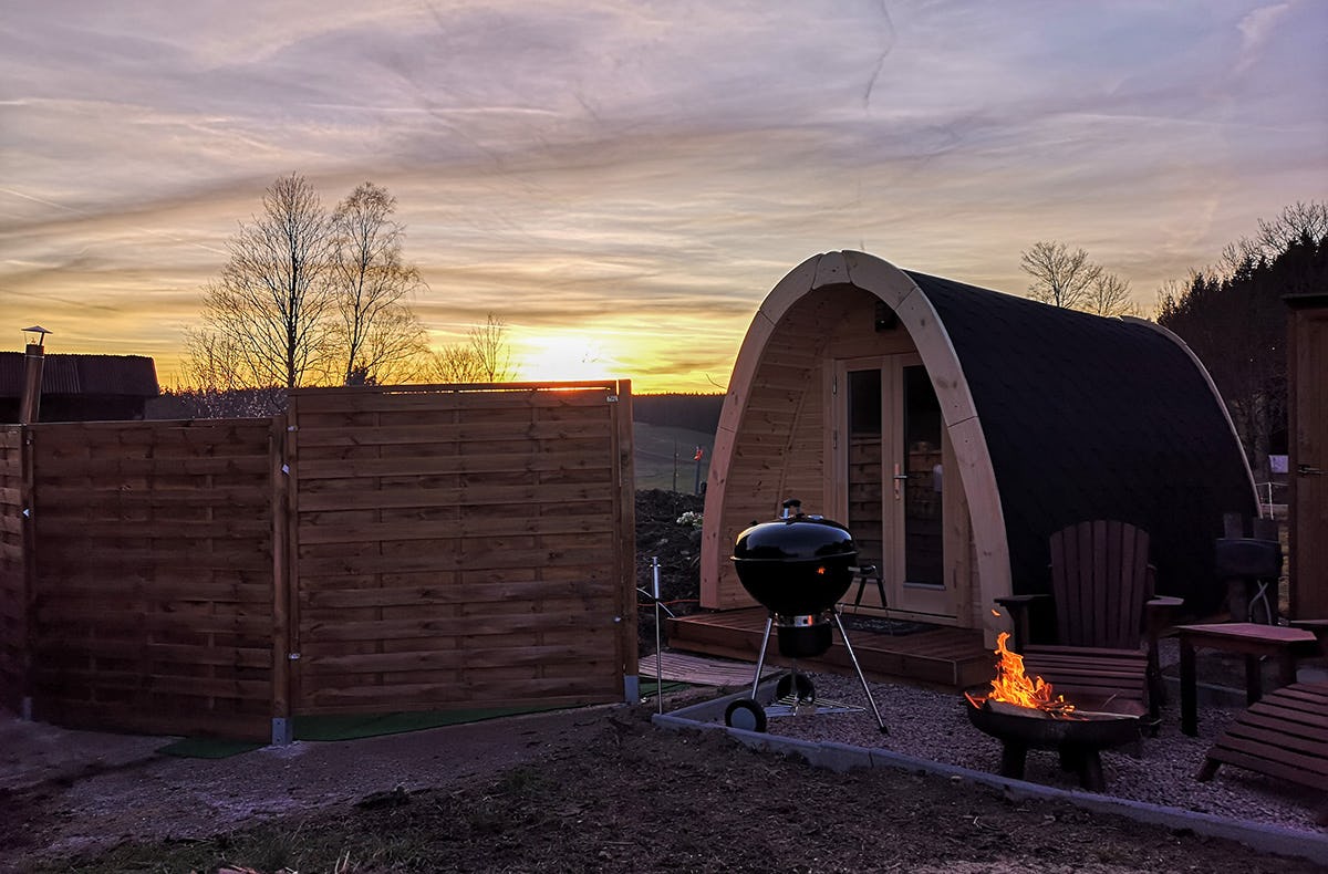 Übernachtung im Holz POD Neuhaus für 2 (1 Nacht)