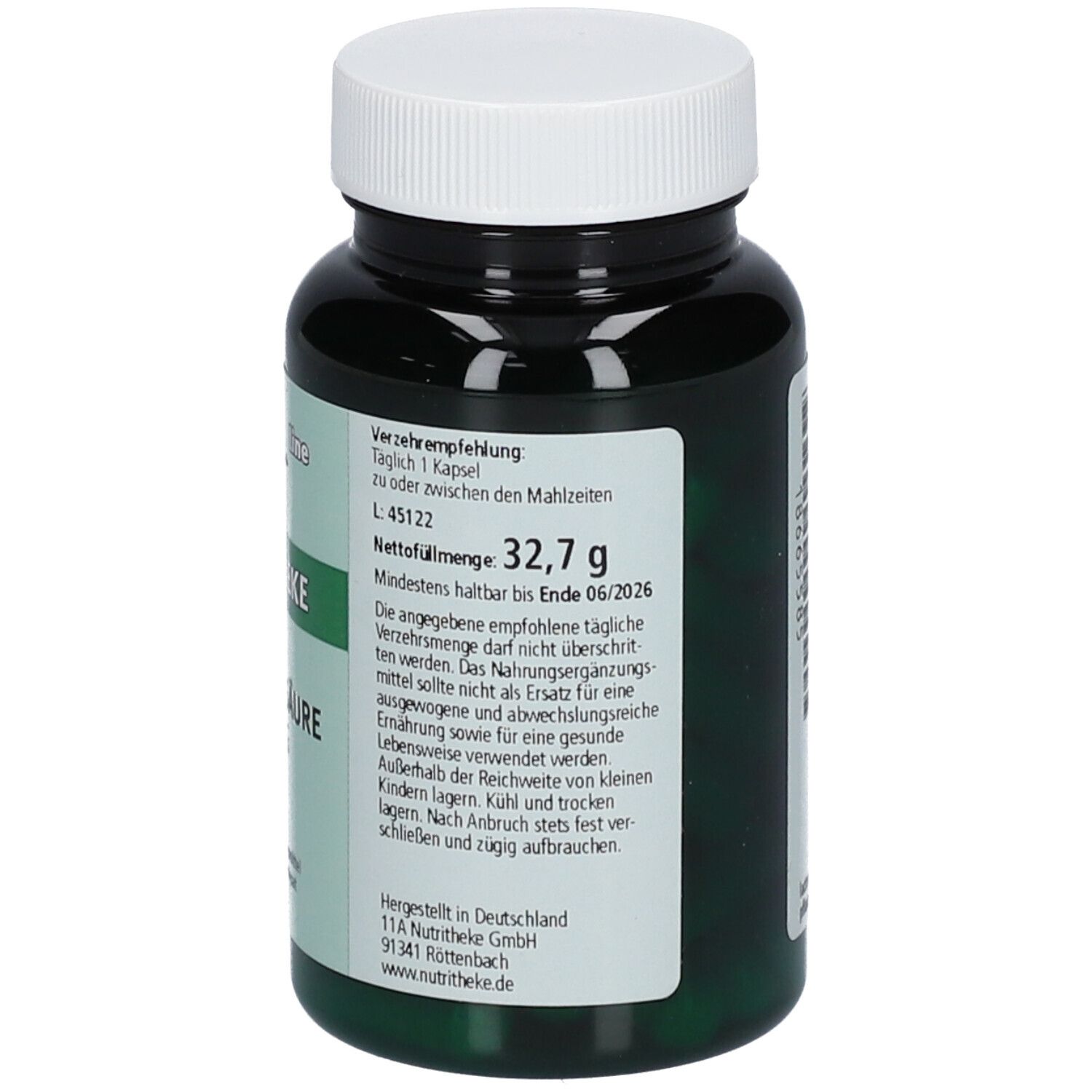 green line NUTRITHEKE Hyaluronsäure 100 mg