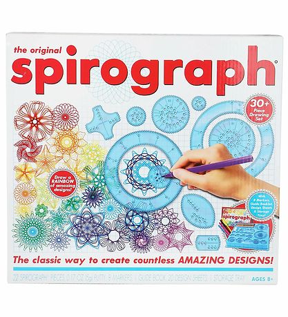 Spirograph Malset - 30 Teile - Set m. Filzstifte