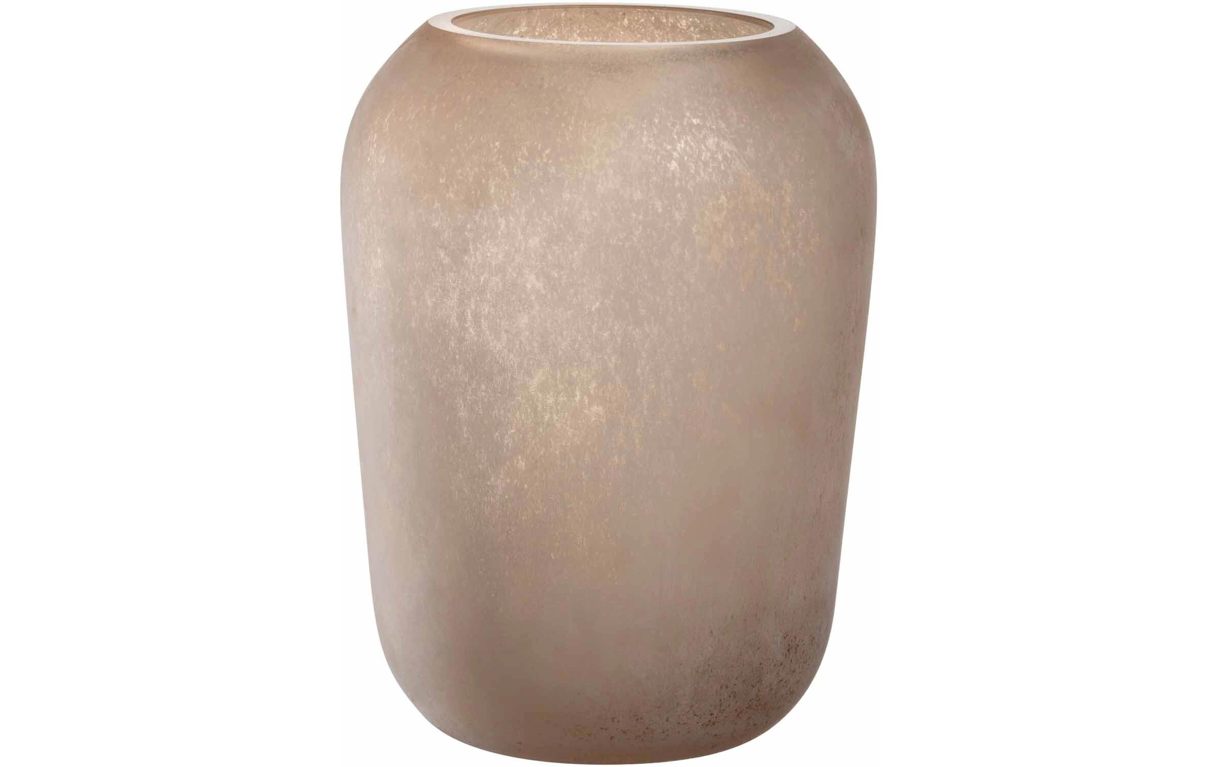 Vase Trogolo 22 cm, BeigeBlumenvase