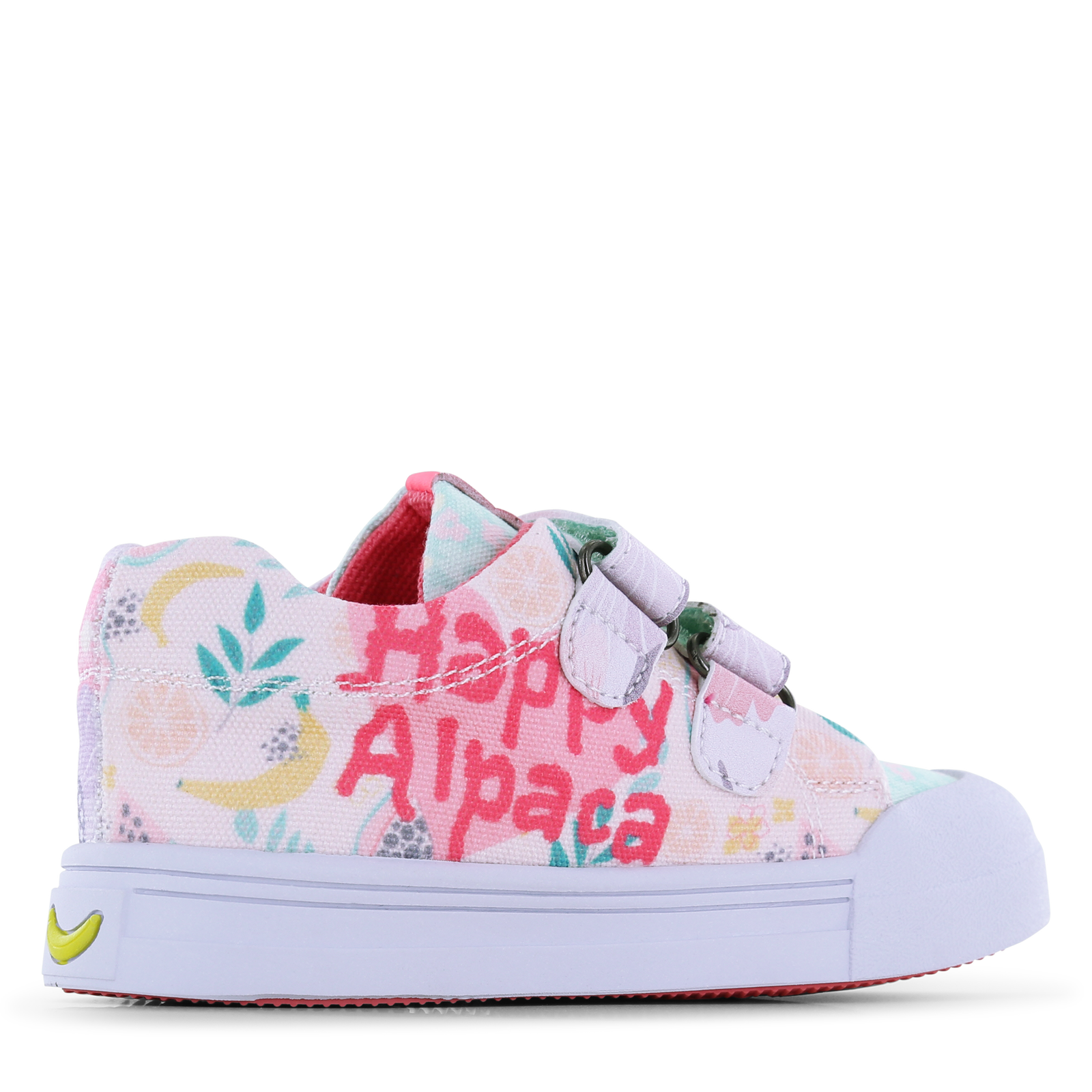 Go Bananas sneaker klittenband – Alpaca Canvas | Meisjes schoenen