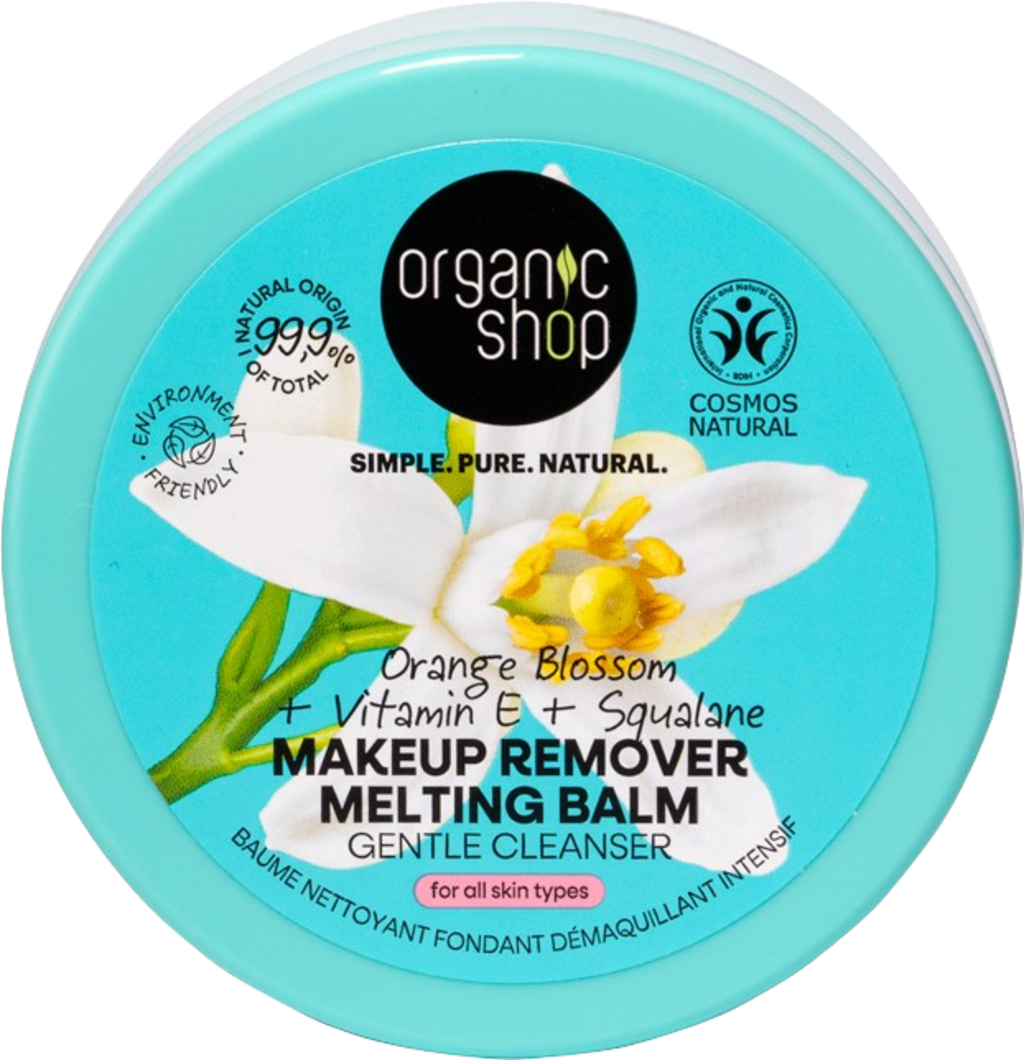 Organic Shop  Make-up Remover Melting Balm Orange Blossom, 100 ml