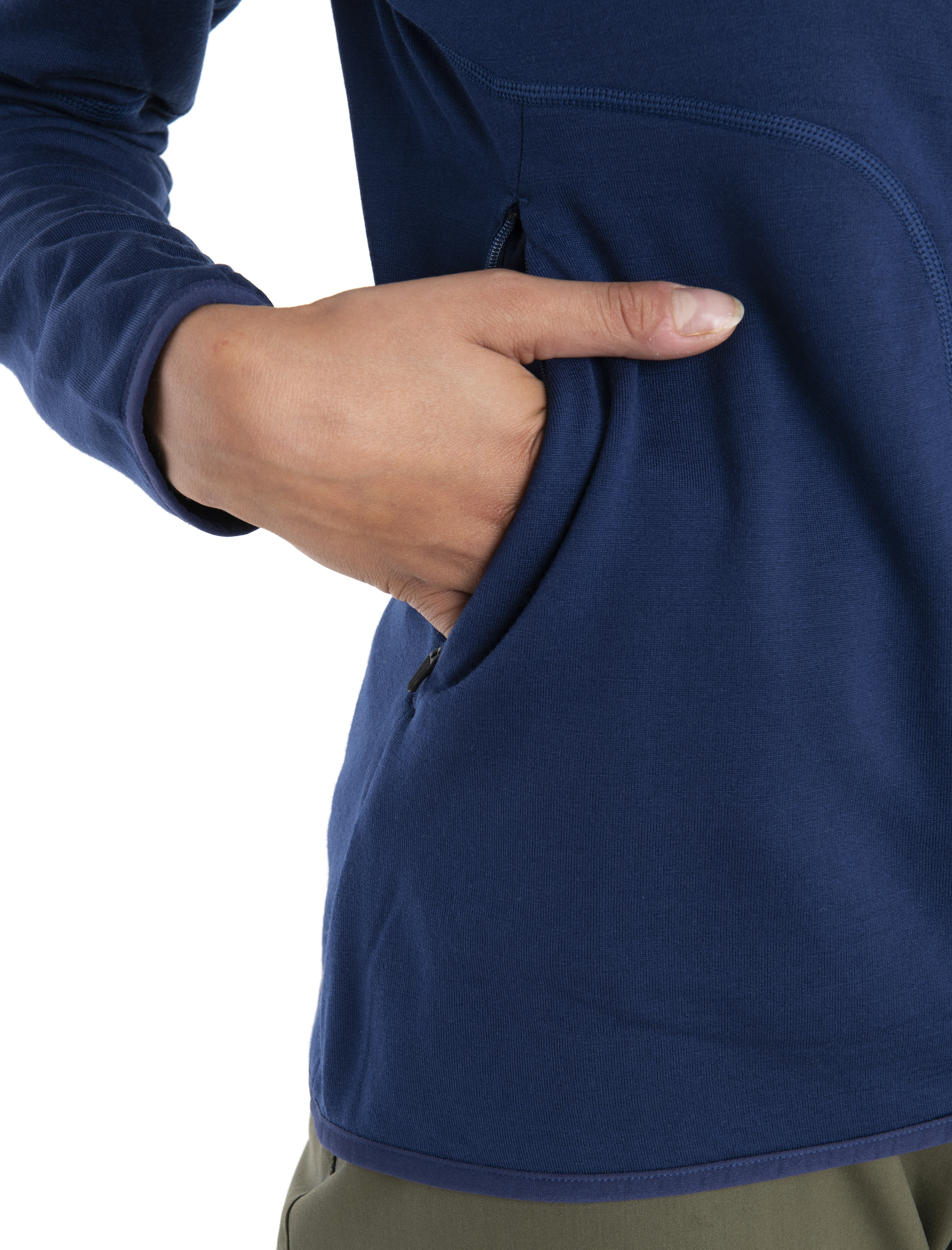 Merino 560 Realfleece Elemental II LS ZH Dame Royal Navy