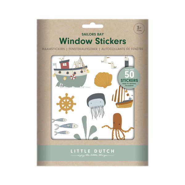 Little Dutch Raamstickers Sailors Bay
