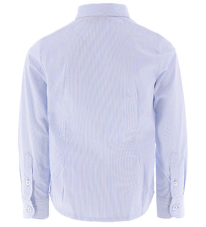 Emporio Armani Hemd - Blau/Weiß gestreift