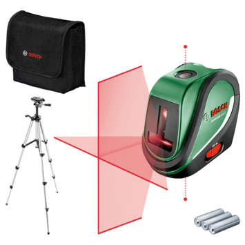 Bosch kruislijnlaser UniversalLevel 2 incl. statief en opbergtas