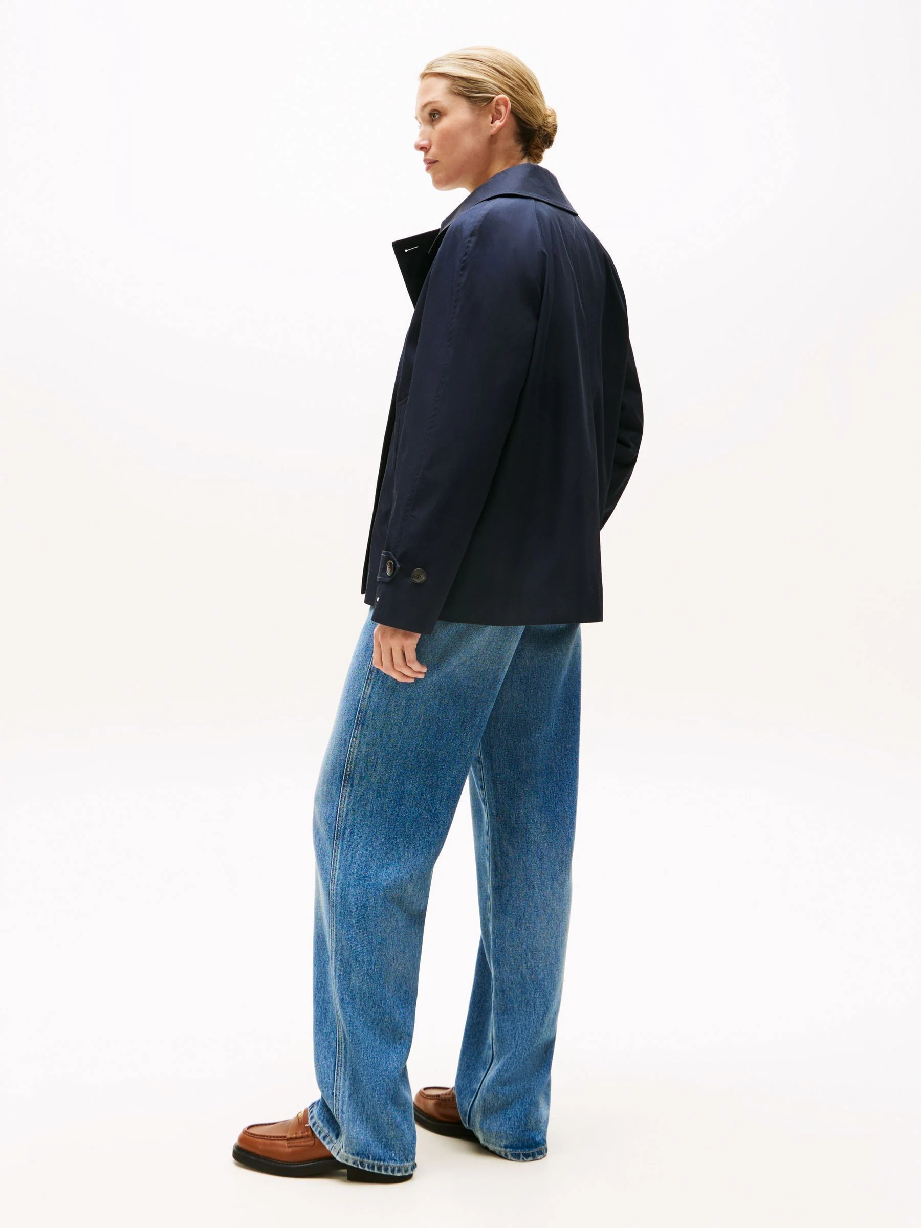 Tommy Hilfiger Water Repellent Short Trench Coat