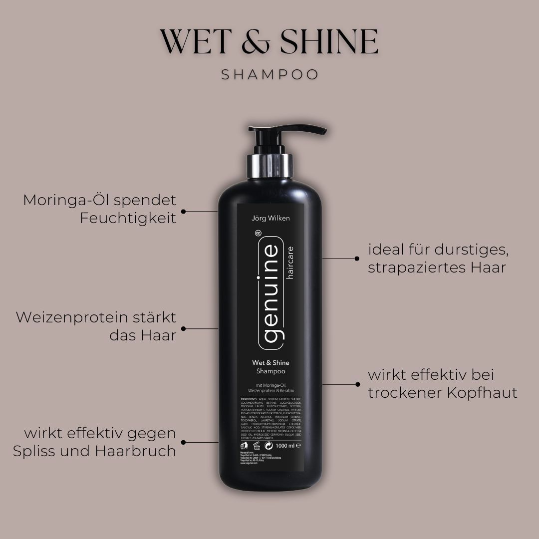 genuine haircare - Wet & Shine Shampoo