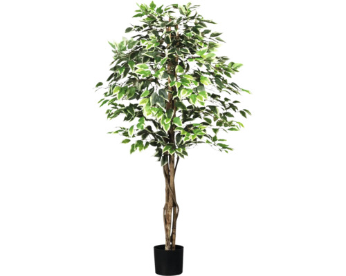 Kunstboom Ficus Benjamina, kunstvezel, 180 cm, groen