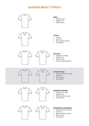 Suitable Vitaru T-Shirt Diepe V-hals Wit 2-Pack 160-2 95/5 Kat/Str