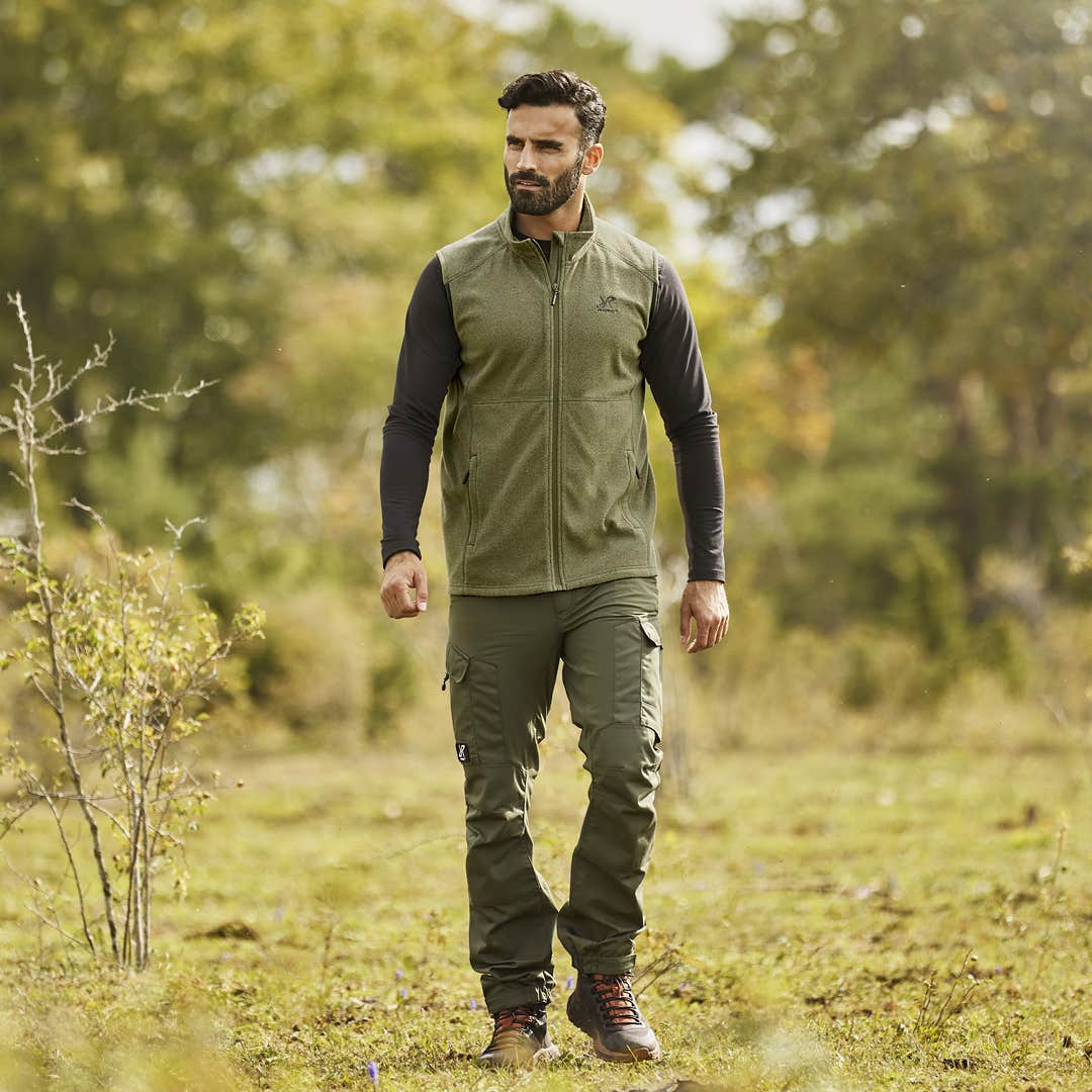 Essential Fleece Vest Herre Cypress