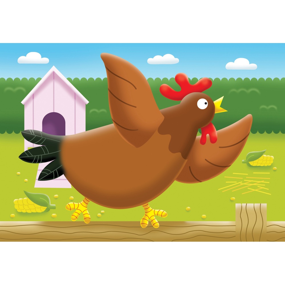 Ravensburger Mein erstes Puzzle: Auf dem Bauernhof mit Oink, Muh, Gluck und Mäh