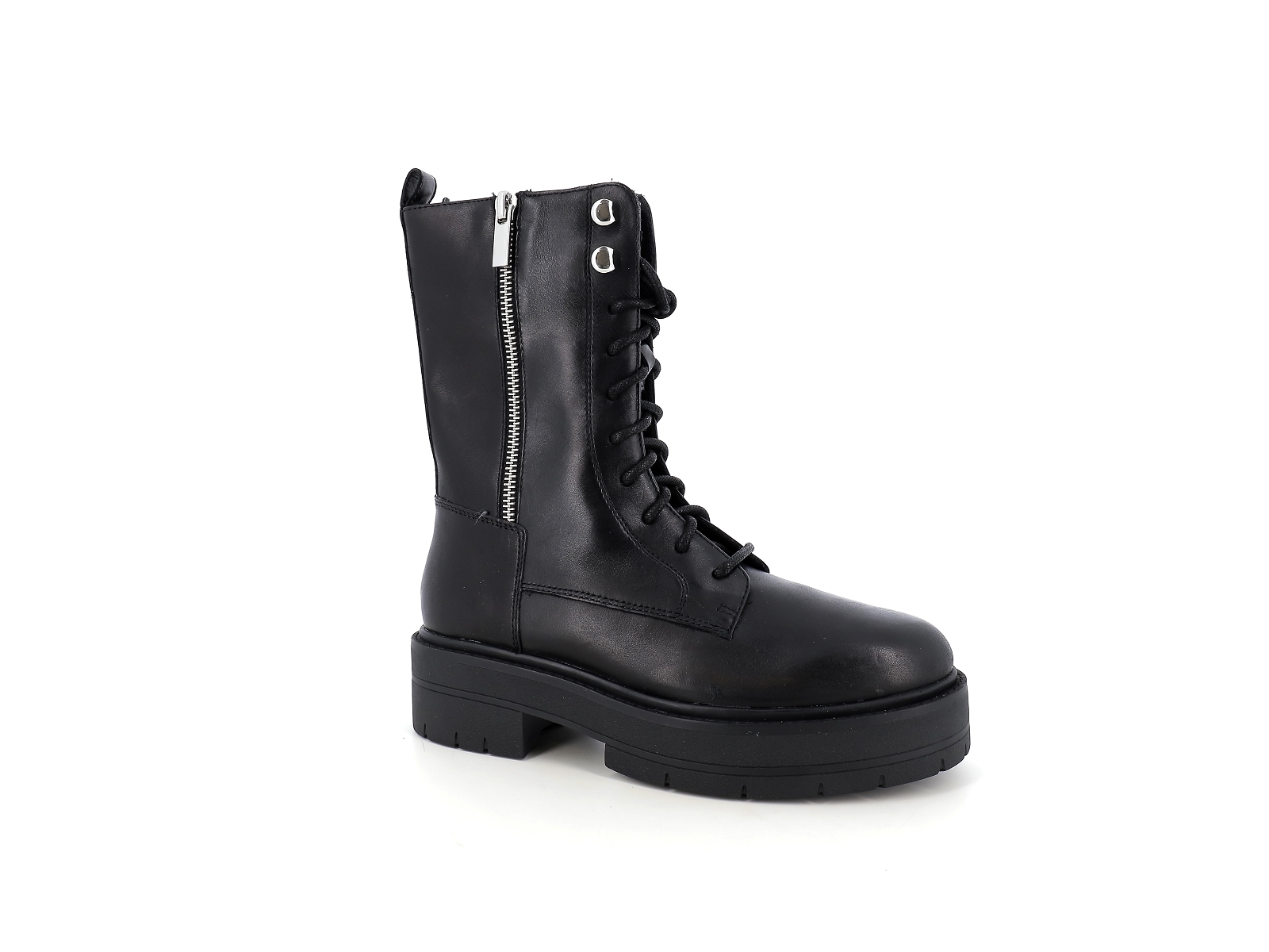 Geox-D SPHERICA   D36VDJ Cuir Noir