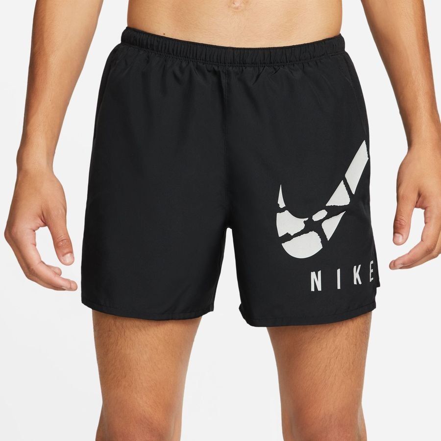 Nike Short Dri-FIT Challenger Run Division - Noir/Argenté