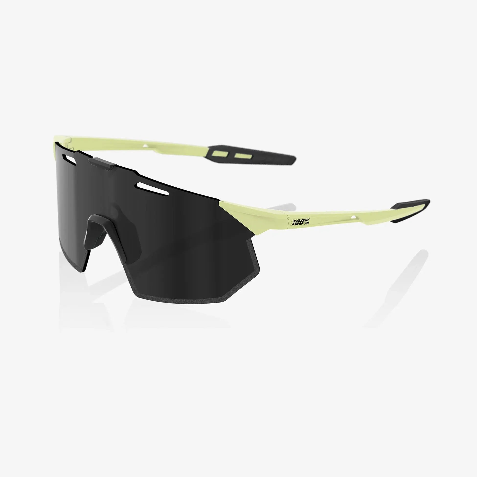 100% Hypercraft SQ Sport Zonnebril Soft Tact Glow met Black Mirror Lens