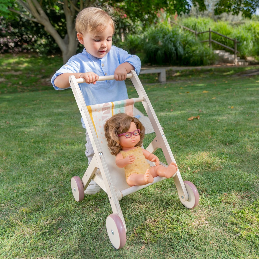 Miniland Pädagogische Puppe Mädchen mit Down-Syndrom 38 cm