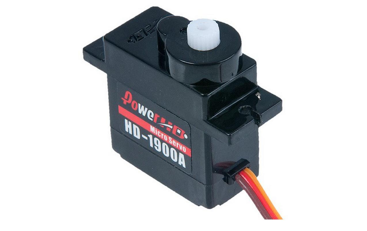 Micro Servo HD-1900A 1.5 kg, 0.08s, AnalogAnaloges Micro Servo für Flugmodelle