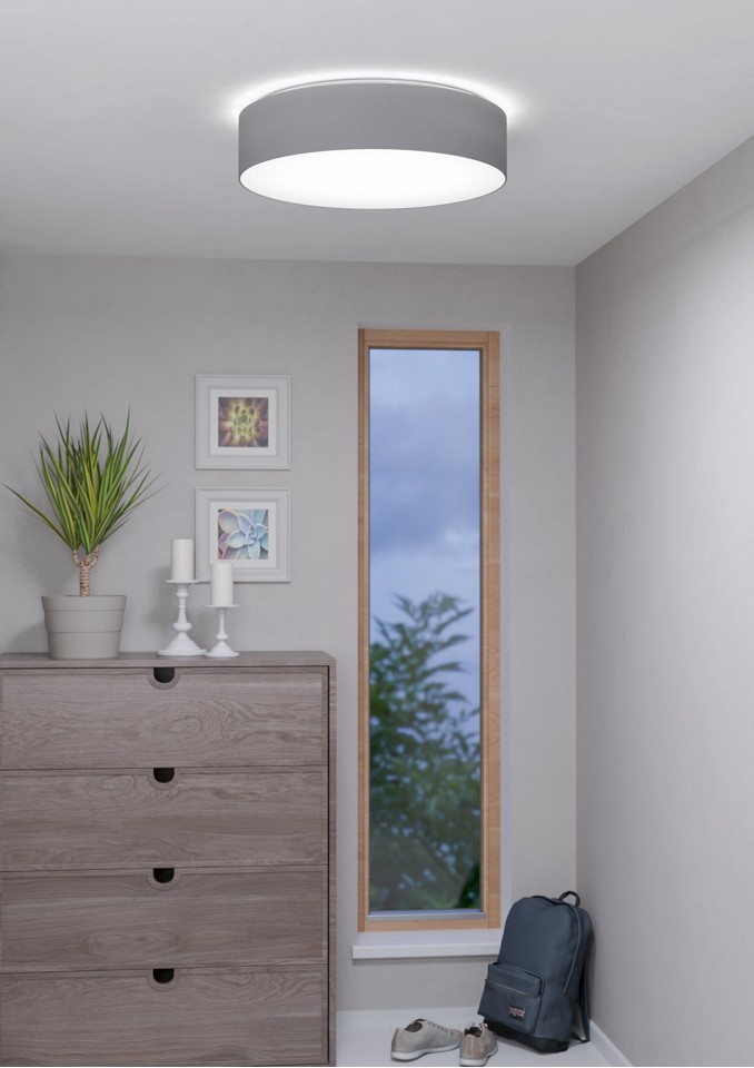 EGLO - Romao-Z loftlampe grå Ø57 - RGB + TW - Zigbee, Bluetooth