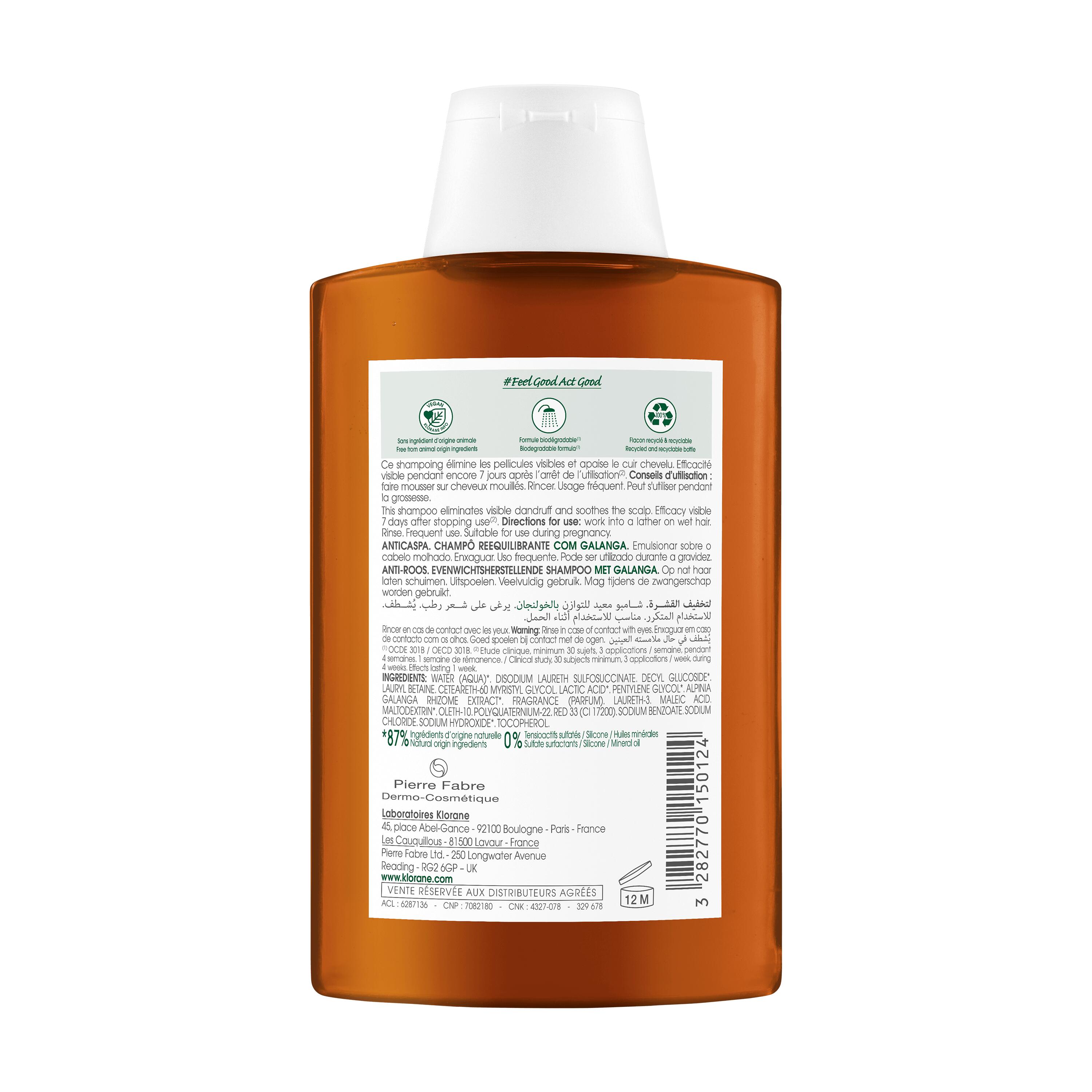 Klorane Galanga Shampoo Tb 200 ml