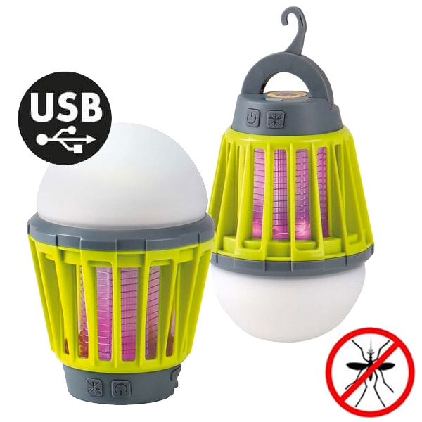 Lampe de camping LED anti moustique