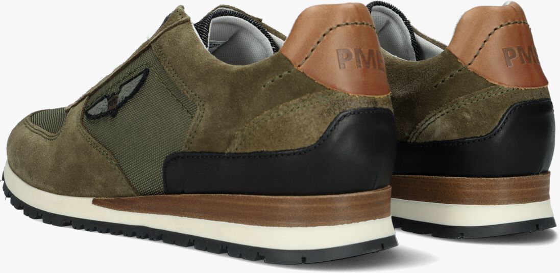 PME LEGEND groene pme legend lage sneakers lockplate