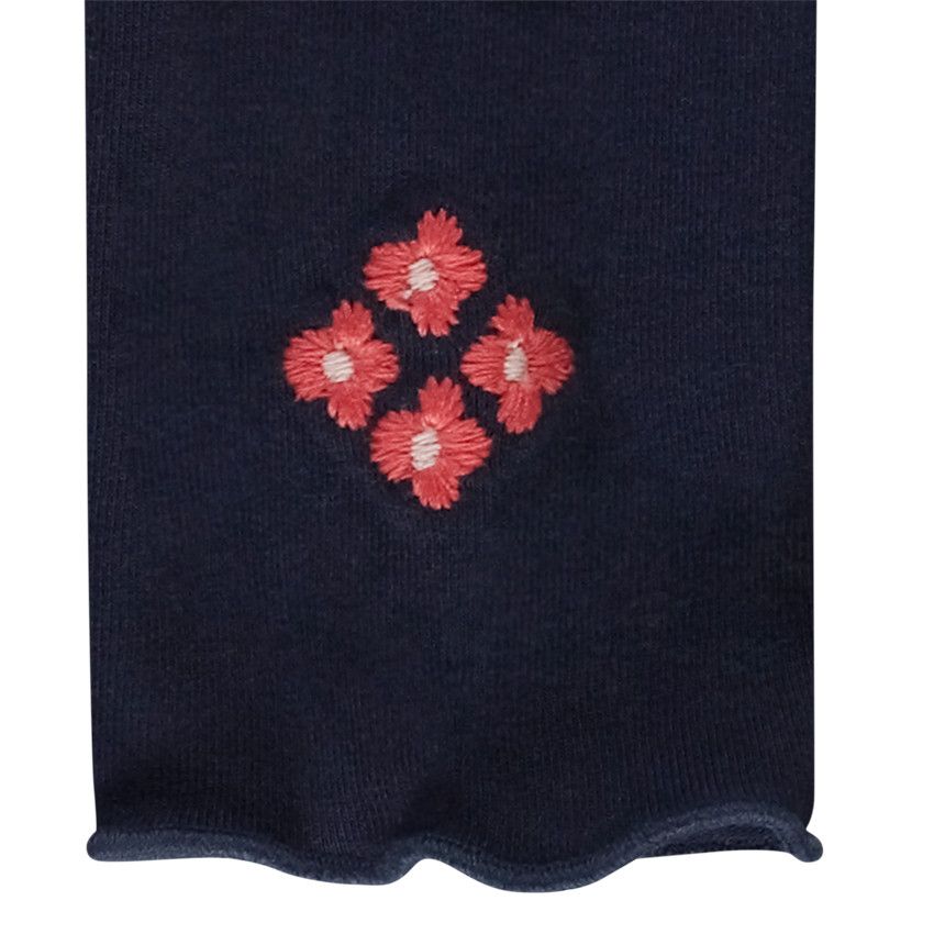 Ensemble avec tunique longue à col marin pour bébé fille - Ecru