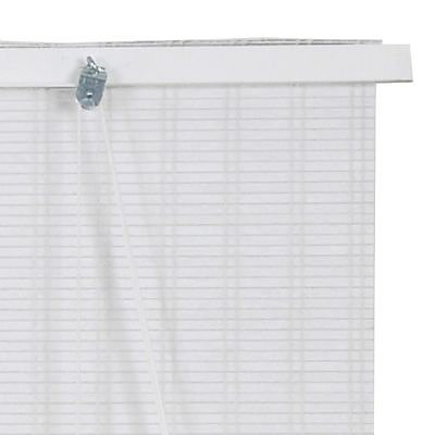Store enrouleur bois blanc Scandinave 120 x 220 cm