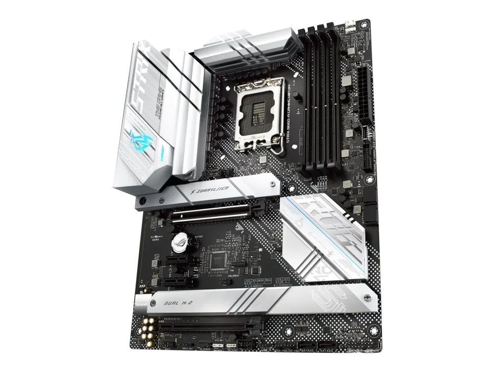 ASUS ROG STRIX B660-A GAMING WIFI D4 - Bundkort - ATX - LGA1700 sokkel - B660 Chipset - USB-C Gen 2x2, USB 3.2 Gen 1, USB-C Gen1, USB 3.2 Gen 2, USB-C Gen2 - 2.5 Gigabit LAN, Wi-Fi 6, Bluetooth - onboard grafik (CPU påkrævet) - HD Audio (8-kanaler)